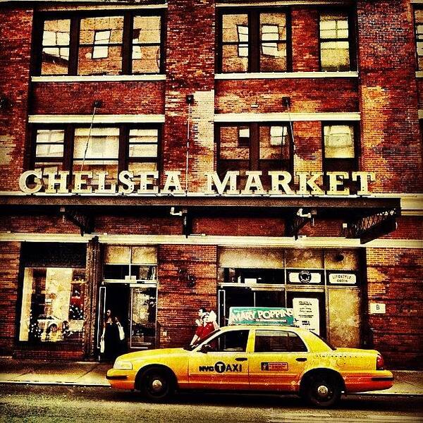 Taxi Art Print featuring the photograph Chelsea Market by Luke Kingma