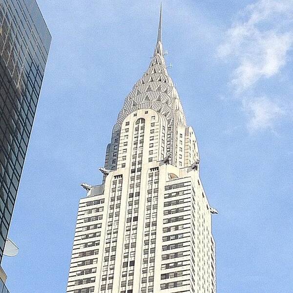 Newyorkcity Art Print featuring the photograph Chrysler Building by Anthony McNally