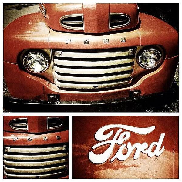 Teamrebel Art Print featuring the photograph Classic Ford Truck by Natasha Marco