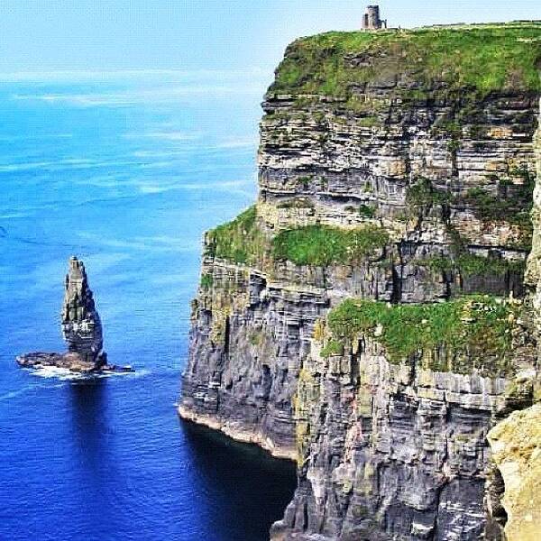 Cwtvacationsca Art Print featuring the photograph Cliffs Of Moher - Ireland by Luisa Azzolini