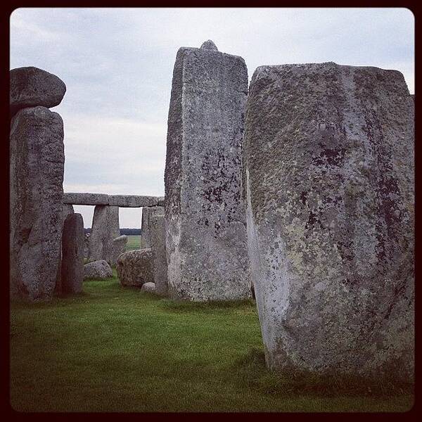 Stonehenge Art Print featuring the photograph Close Up #stonehenge At Summer Solstice by Sand I Am