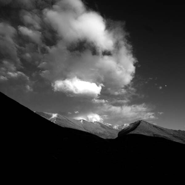 Dramatic Sky Over Mountain Art Print featuring the photograph Dramatic sky over mountain-4 by C R Shelare