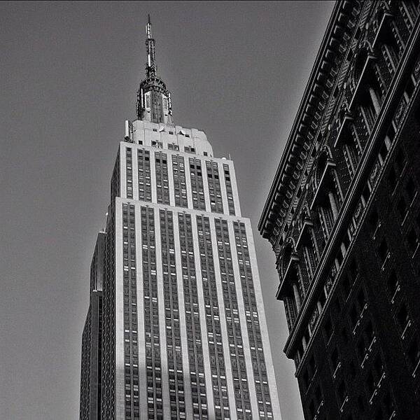 Building Art Print featuring the photograph #empirestate #empire #usa #newyorker by Joel Lopez