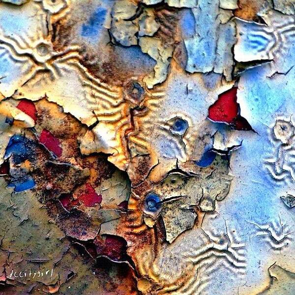 Rustalicious Art Print featuring the photograph Feeling A Little Rusty Tonight by Dccitygirl WDC