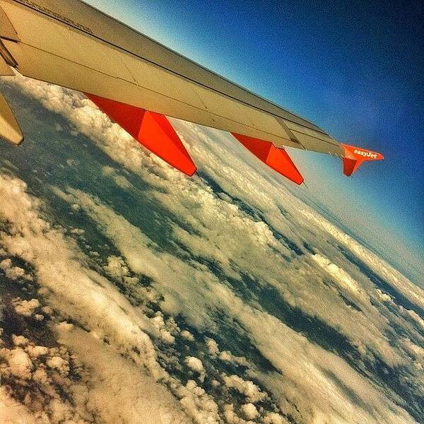Easyjet Art Print featuring the photograph Flying From #london #england To by Joey El Burro