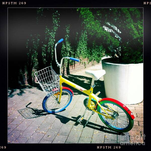 Google Art Print featuring the photograph Google Mini Bike by Nina Prommer