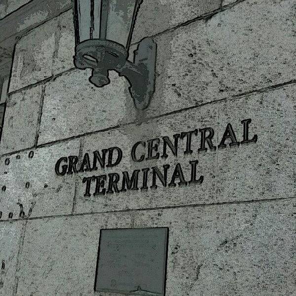 Grand Central Terminal Art Print featuring the photograph Grand Central New York by Oliver Wintermantel