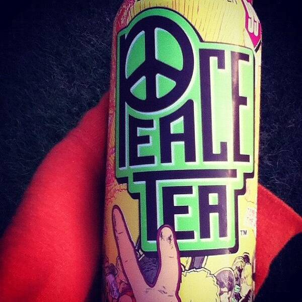 Peacetea Art Print featuring the photograph I Love #peacetea by Tyler McGath