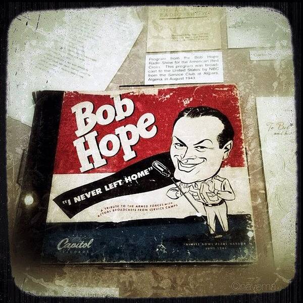 Teamrebel Art Print featuring the photograph i Never Left Home By Bob Hope: His by Natasha Marco
