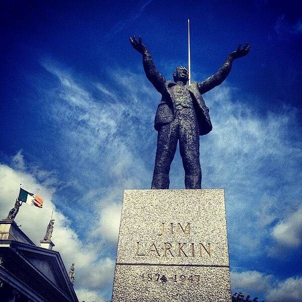 Photography Art Print featuring the photograph Jim Larkin #dublin #photography by David Lynch