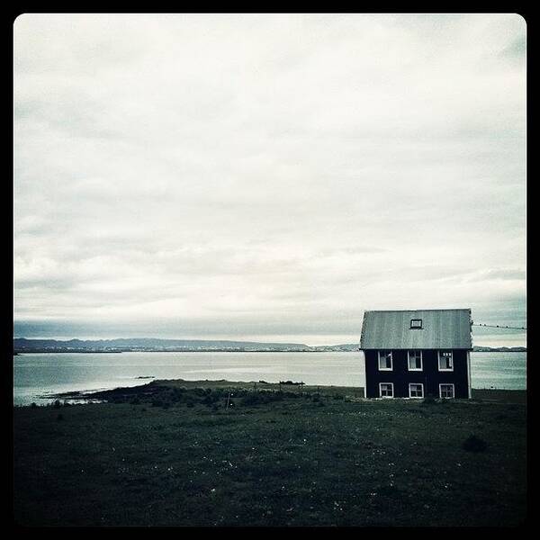 Iceland Art Print featuring the photograph Little Black House By The Sea by Luke Kingma