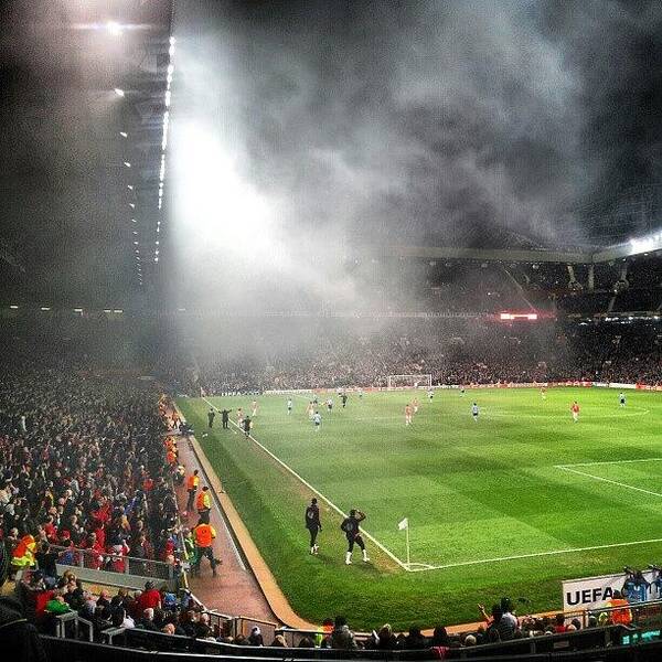 Manunited Art Print featuring the photograph #manchesterutd #manchesterunited by Abdelrahman Alawwad