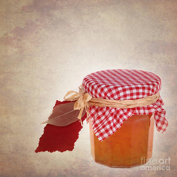 Background Art Print featuring the photograph Marmalade gift vintage by Jane Rix