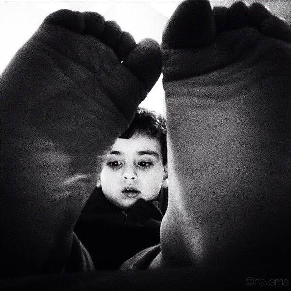 Blackandwhite Art Print featuring the photograph Max: Portrait Of A Child (2) by Natasha Marco