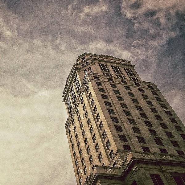 Instavintage Art Print featuring the photograph Mdc Court Tower - Miami by Joel Lopez