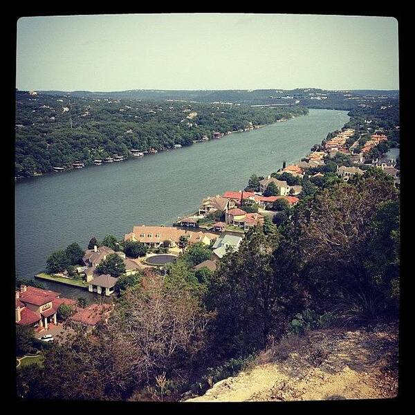 Austin Art Print featuring the photograph Mount Bonnell by Thomson Chemmanoor