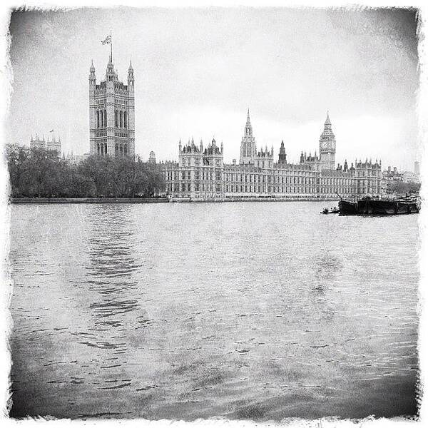 Parliament Art Print featuring the photograph Parliament From Lambeth by Marc Gascoigne