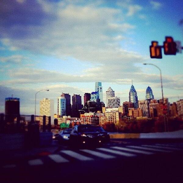 Philadelphia Art Print featuring the photograph Philly Skyline by Dave Bloom