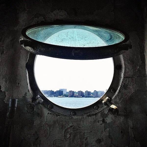 Circletastic Art Print featuring the photograph Porthole View by Natasha Marco