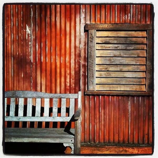  Art Print featuring the photograph Rusty Bench by Norbert Cristia