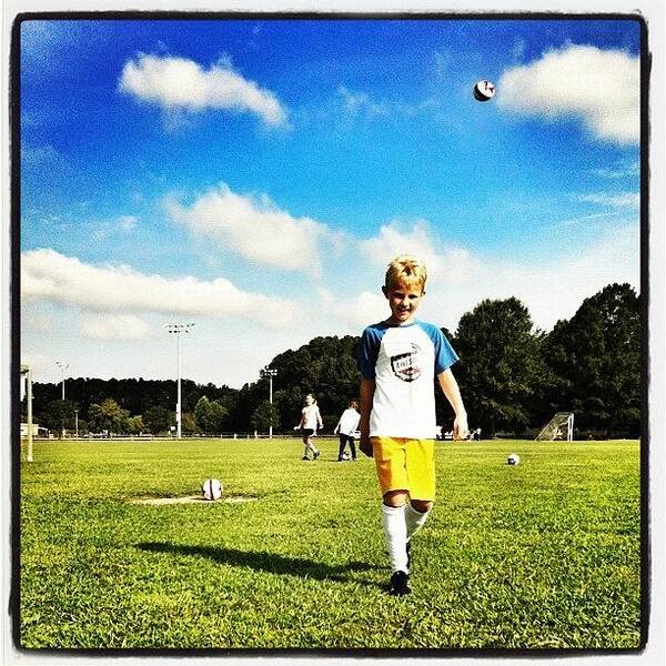 Rcspics Art Print featuring the photograph Soccer Camp by Dave Edens