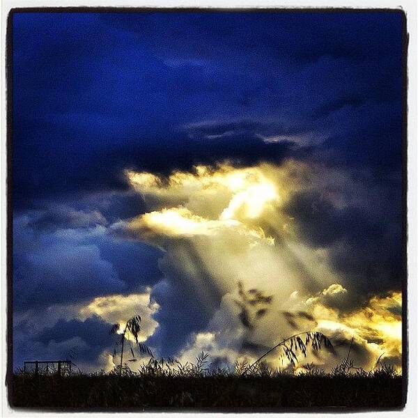 Primeshots Art Print featuring the photograph The Gap In The Clouds by Carl Milner