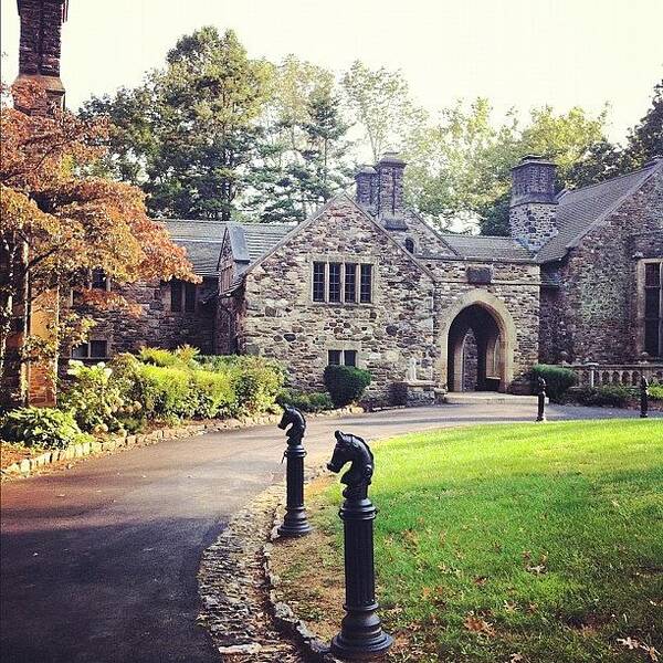 Mansion Art Print featuring the photograph The Mansion At Ridley Creek State Park by Christina Bumbier