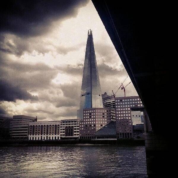Building Art Print featuring the photograph #theshard #london #summer #londonsummer by Mish Hilas