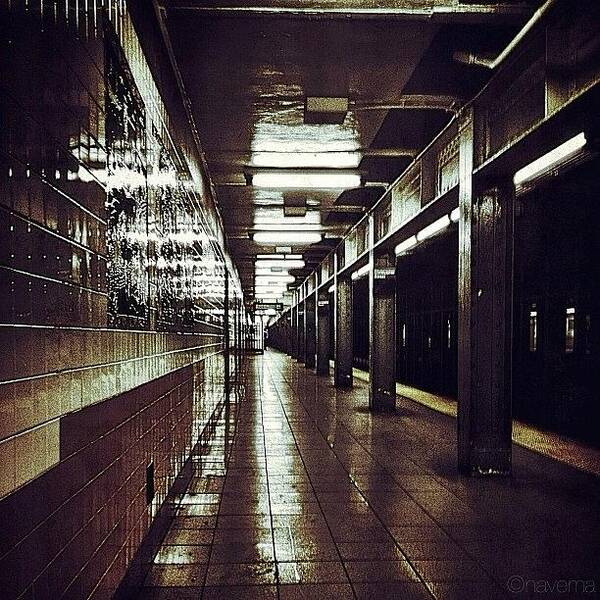 Nycsubway Art Print featuring the photograph Underground Gotham by Natasha Marco