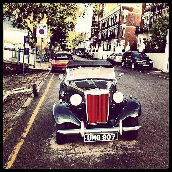  Art Print featuring the photograph Vintage Car Putney by Maeve O Connell