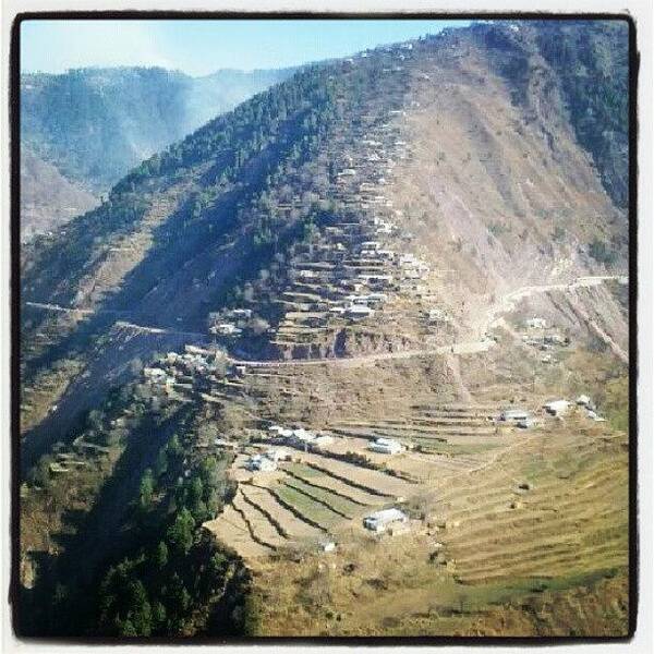 Beautiful Art Print featuring the photograph Way To Kaghan ... #iphonesia by Shiekh Umer