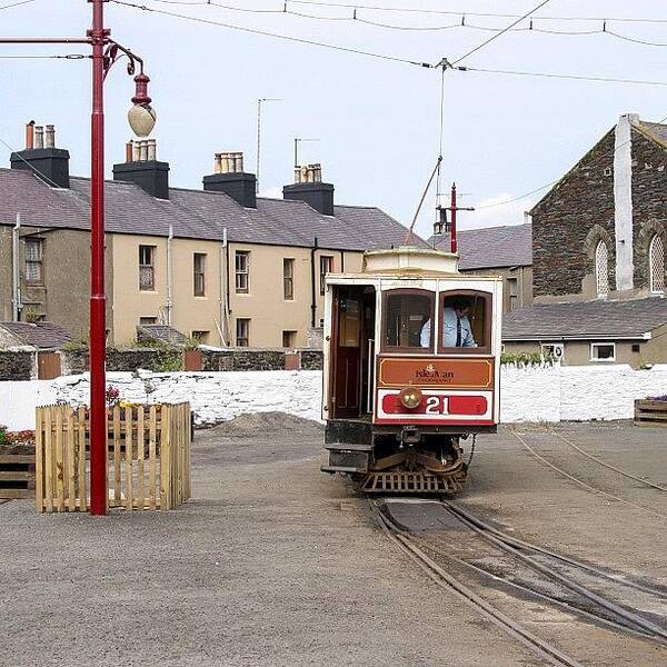 Tramcar Art Print featuring the photograph Winter Saloon 21 At Ramsey Iom #tram by Dave Lee