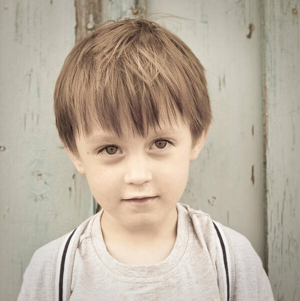 Adorable Art Print featuring the photograph Young boy by Tom Gowanlock
