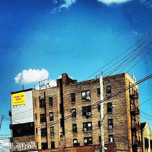 Ifollowback Art Print featuring the photograph Your #ad Here. #bronx #nyc #nyc #ny by Radiofreebronx Rox