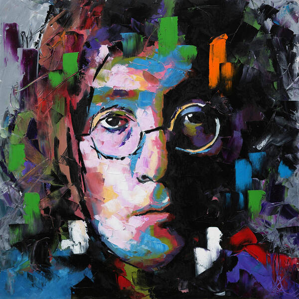 John Lennon Art Print featuring the painting John Lennon #1 by Richard Day