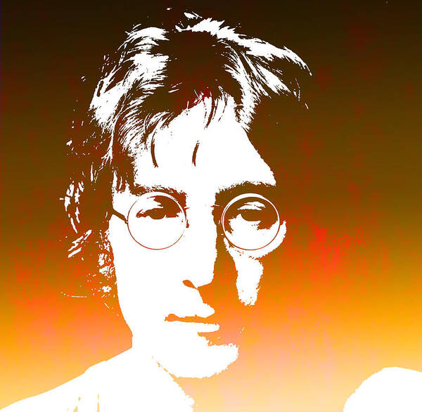 Beatles Art Print featuring the photograph John Lennon The Legend #1 by Chris Smith