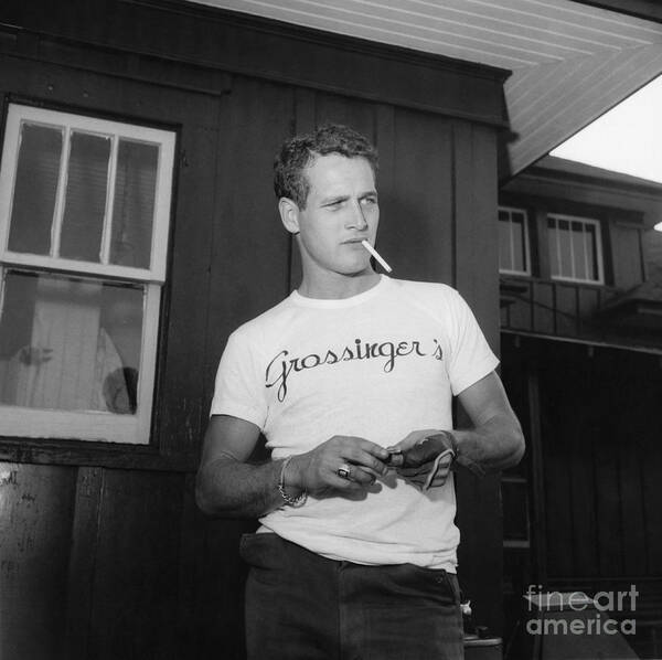 Actor Art Print featuring the photograph Paul Newman #1 by Dick Hanley