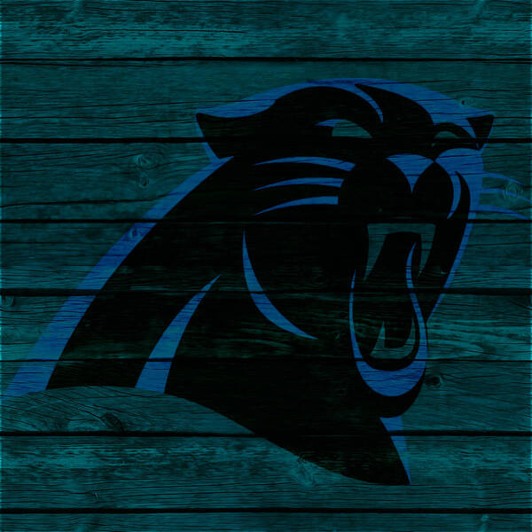 Carolina Panthers Art Print featuring the mixed media The Carolina Panthers 2a #1 by Brian Reaves