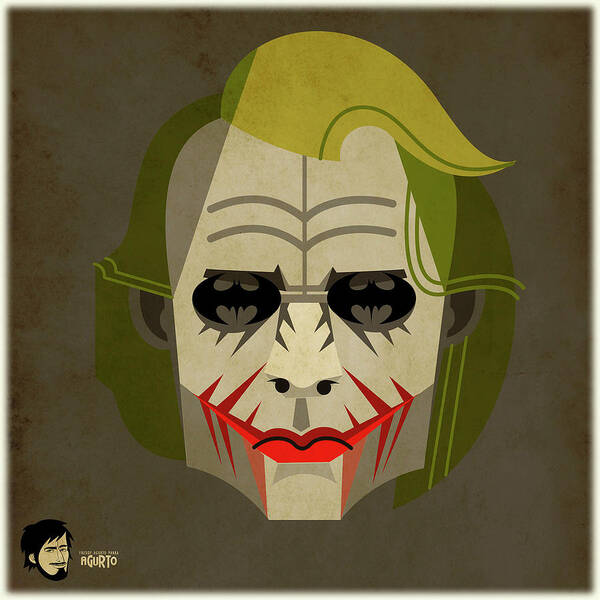 Batman Art Print featuring the digital art The Joker #2 by Ehauss Design