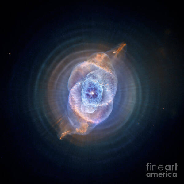 Science Art Print featuring the photograph Cat's Eye Nebula #3 by Nasa