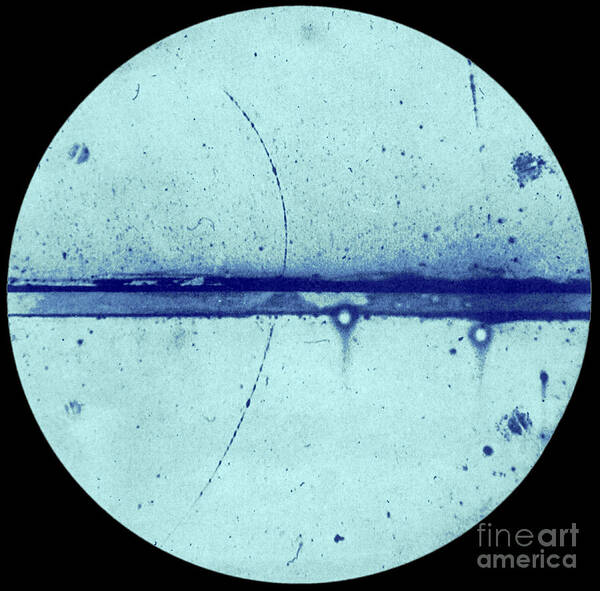 Science Art Print featuring the photograph Discovery Of The Positron, 1932 #2 by Science Source