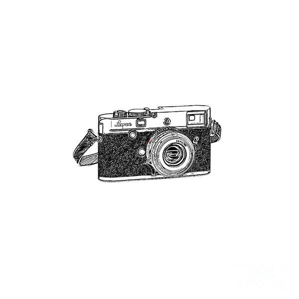 #faatoppicks Art Print featuring the digital art Rangefinder Camera #2 by Setsiri Silapasuwanchai