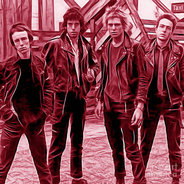 The Clash Art Print featuring the mixed media The Clash Collection #2 by Marvin Blaine