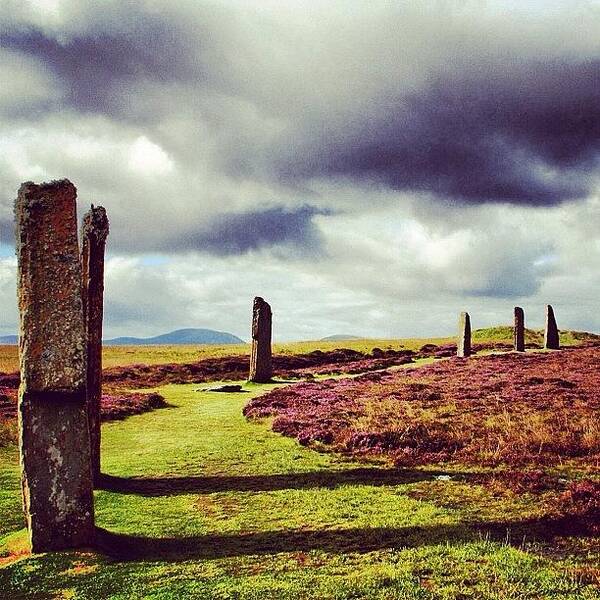 Stones Art Print featuring the photograph Ring Of Brodgar #4 by Luisa Azzolini