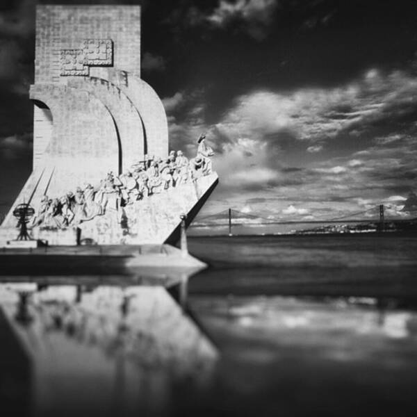 Bnw_society Art Print featuring the photograph A Little Bit Of Portugal by Jorge Ferreira