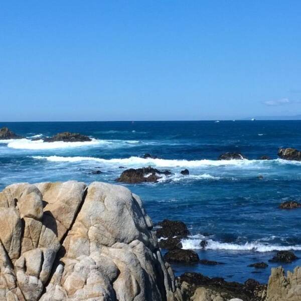 Santacruz Art Print featuring the photograph A Perfect Day For A Drive To #santacruz by Shari Warren