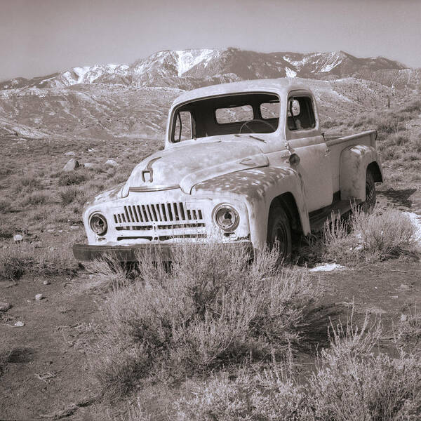 Abandoned Art Print featuring the photograph Abandoned Truck by Janeen Wassink Searles