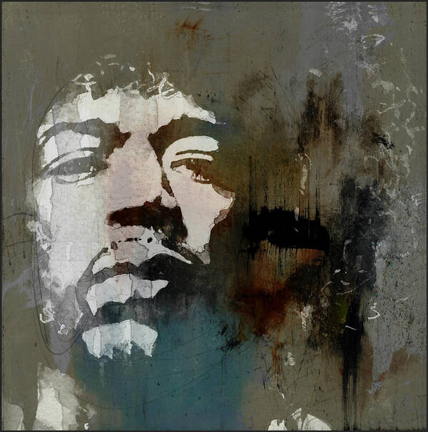 Jimi Hendrix Art Print featuring the painting All Along The Watchtower by Paul Lovering