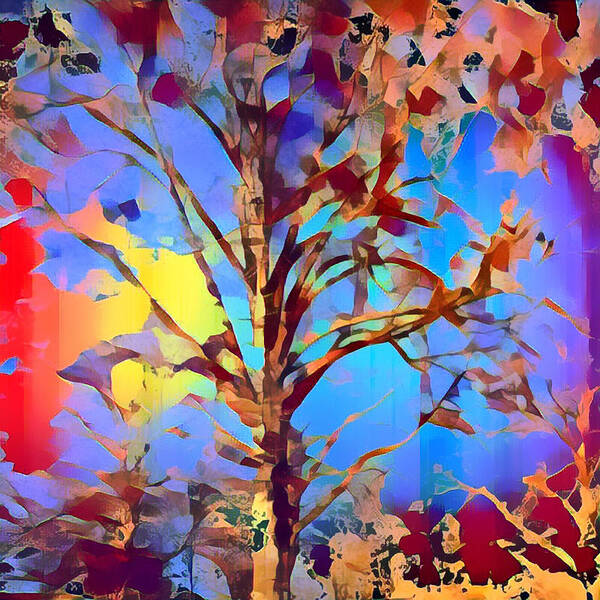 Cd Covers Art Print featuring the mixed media Autumn Day by Femina Photo Art By Maggie