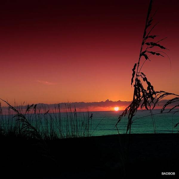 Sunrise Art Print featuring the photograph Bad east coast sunrise by Robert Francis